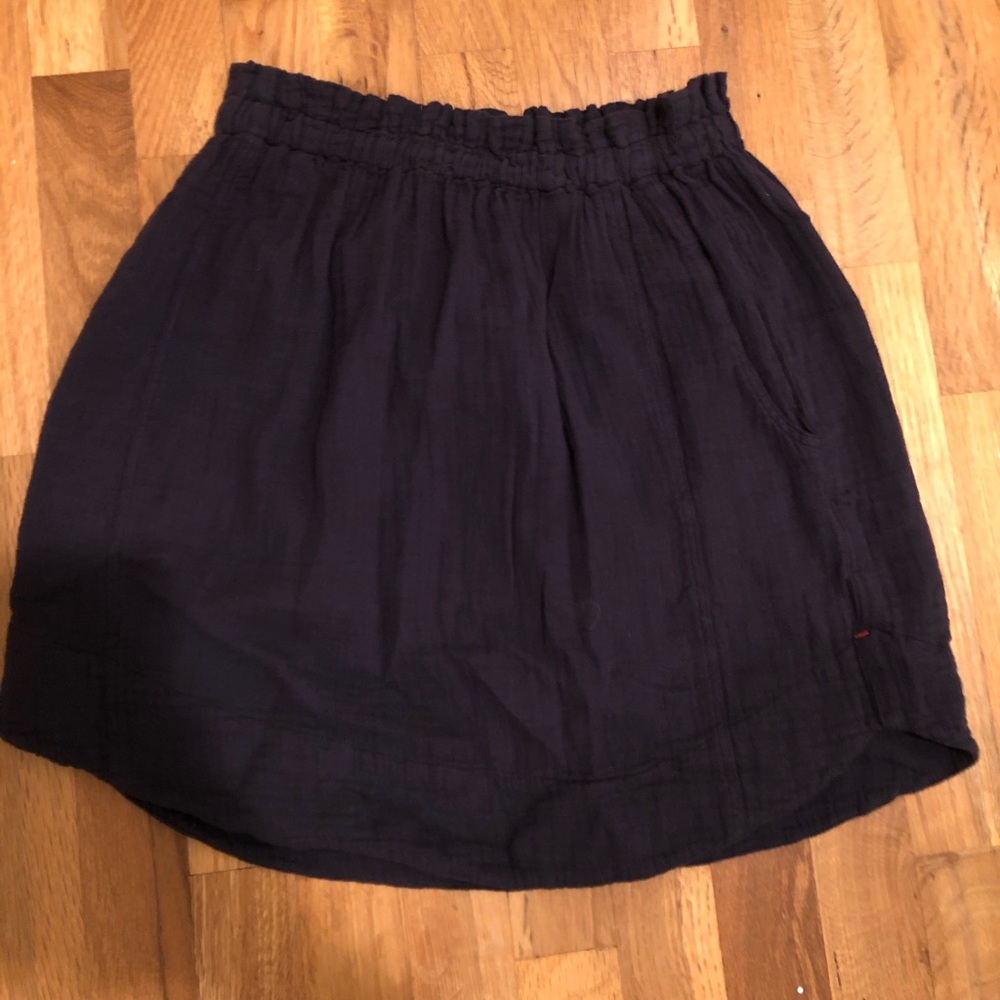 Xírena Navy Skirt With Pockets